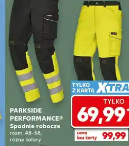 Kaufland Parkside Performance Spodnie robocze oferta