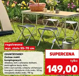 Kaufland Countryside Zestaw mebli kempingowych oferta