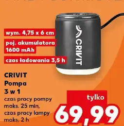 Kaufland Crivit Pompa 3 w 1 oferta