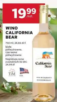 Stokrotka Market Wino California Bear oferta
