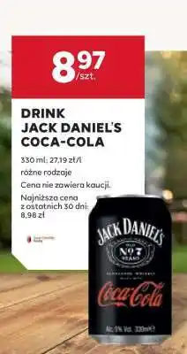 Stokrotka Market DRINK JACK DANIEL'S COCA COLA oferta
