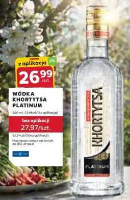Stokrotka Market Wódka Khortytsa Platinum oferta