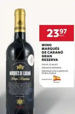 Stokrotka Market Wino Marques De Carano Gran Reserva oferta
