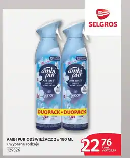 Selgros Ambi pur odświeżacz oferta