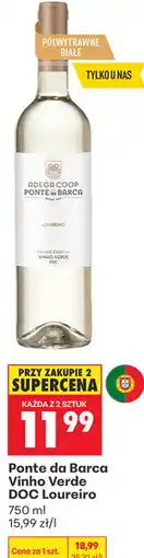 Biedronka Ponte da Barca Vinho Verde DOC Loureiro oferta