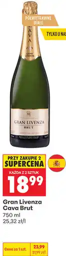 Biedronka Gran Livenza Cava Brut oferta
