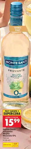 Biedronka Monte Santi Frizzante Mojito Moscato 0% oferta