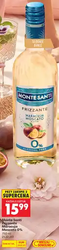 Biedronka Monte Santi Frizzante Maracuja Moscato 0% oferta