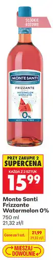 Biedronka Monte Santi Frizzante Watermelon 0% oferta