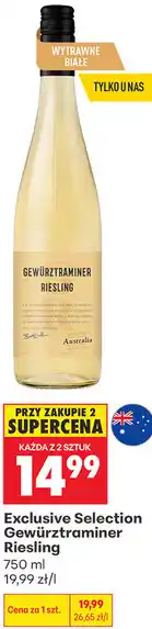 Biedronka Exclusive Selection Gewürztraminer Riesling oferta