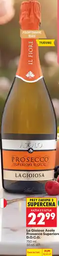 Biedronka La Gioiosa Asolo Prosecco Superiore D.O.C.G oferta