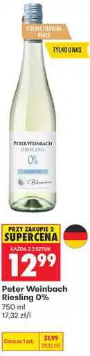 Biedronka Peter Weinbach Riesling 0% oferta