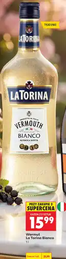 Biedronka Wermut La Torina Bianco oferta