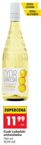 Biedronka Cydr Lubelski antonówka oferta