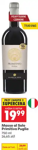 Biedronka Masso al Sole Primitivo Puglia oferta