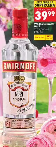 Biedronka Wódka Smirnoff No. 21 oferta