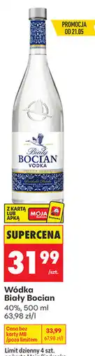 Biedronka Wódka Biały Bocian 40% oferta