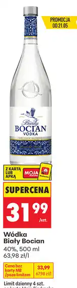Biedronka Wódka Biały Bocian 40% oferta