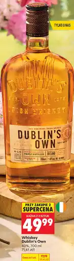 Biedronka Whiskey Dublin's Own oferta