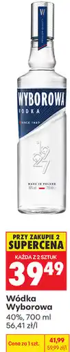 Biedronka Wódka Wyborowa 40% oferta