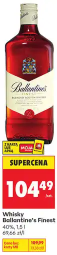 Biedronka Whisky Ballantine's Finest 40% oferta