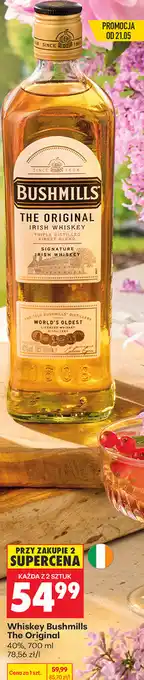Biedronka Whiskey Bushmills The Original oferta