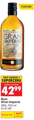 Biedronka Rum Gran Imperio oferta
