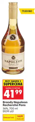 Biedronka Brandy Napoleon Recherché Pons oferta