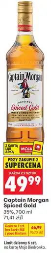 Biedronka Captain Morgan Spiced Gold oferta