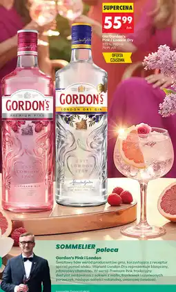 Biedronka Gin Gordon's Pink / London Dry 37,5% oferta