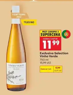 Biedronka Wino Exclusive Selection Vinho Verde oferta