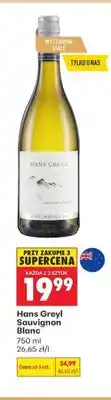 Biedronka Wino Hans Greyl Sauvignon Blanc oferta