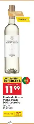 Biedronka Wino Ponte da Barca Vinho Verde DOC Loureiro oferta