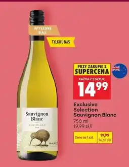 Biedronka Wino Exclusive Selection Sauvignon Blanc Nowa Zelandia oferta