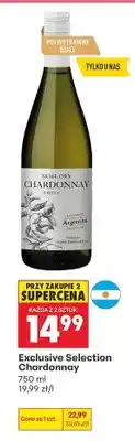 Biedronka Wino Exclusive Selection Chardonnay Argentyna oferta