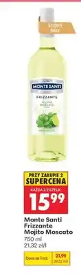 Biedronka Wino Monte Santi Frizzante Mojito Moscato słodkie białe oferta