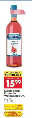 Biedronka Wino bezalkoholowe Monte Santi Frizzante Watermelon 0% oferta