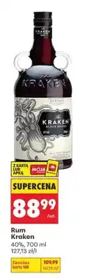 Biedronka Rum Kraken 40% oferta