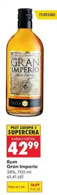 Biedronka Rum Gran Imperio 38% oferta