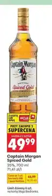 Biedronka Rum Captain Morgan Spiced Gold 35% oferta