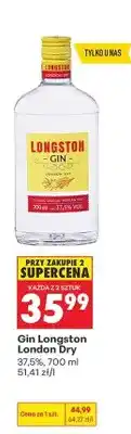 Biedronka Gin Longston London Dry 37,5% oferta
