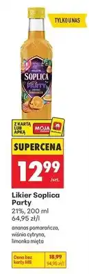 Biedronka Likier Soplica Party limonka mięta 21% oferta