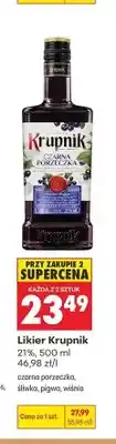 Biedronka Likier Krupnik czarna porzeczka 21% oferta