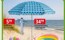 E.Leclerc Parasol plażowy z pokrowcem oferta