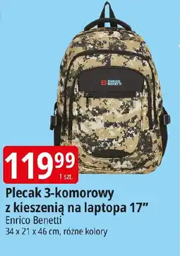 E.Leclerc Enrico Benetti Plecak 3-komorowy oferta