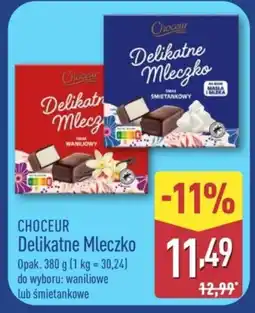 ALDI Choceur Delikatne Mleczko oferta