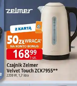 E.Leclerc Zelmer Czajnik Velvet Touch ZCK7955 oferta