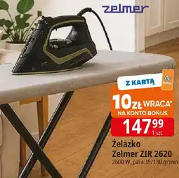 E.Leclerc Zelmer Żelazko zir 2620 oferta