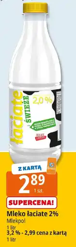 E.Leclerc Mlekpol Mleko Łaciate 2% oferta