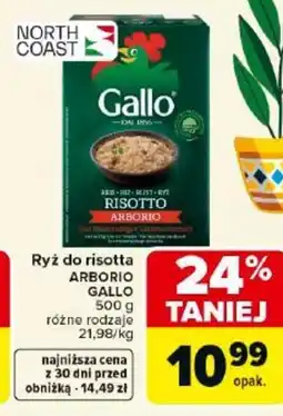 Carrefour Market Gallo Ryż do risotta Arborio oferta